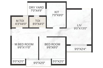 2 BHK Layout